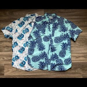 Old Navy Men’s Aloha Shirts (2 shirts included)